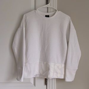 Nike Womens DRI-FIT LS Training Crew Top Size XS - white